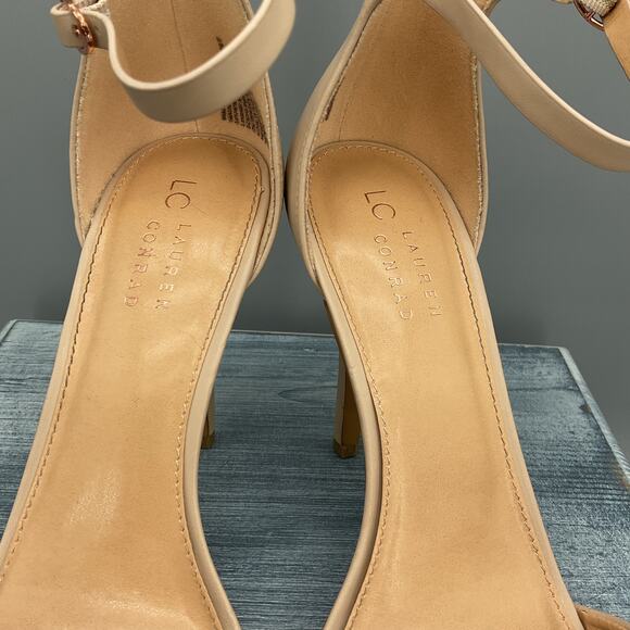 LC Lauren Conrad Hematite Women’s Pumps Beige Size 9.5 - Picture 5 of 10